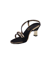 Load image into Gallery viewer, Vintage Gold Metallic Sandals