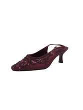 Load image into Gallery viewer, Vintage Beaded Pointed-Toe Heels