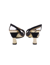 Load image into Gallery viewer, Vintage Gold Metallic Sandals