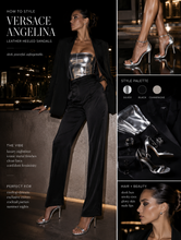 Load image into Gallery viewer, Angelina's Versace Leather Heeled Sandals