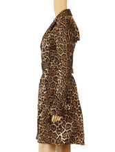 Load image into Gallery viewer, BCBGMAXAZRIA Leopard Coat

