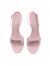 Load image into Gallery viewer, BCBGMAXAZRIA Pink Satin Heels