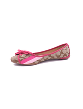 Load image into Gallery viewer, COACH Janelle Pink Ballet Flats