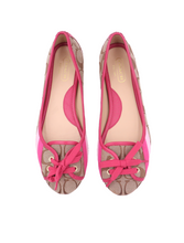 Load image into Gallery viewer, COACH Janelle Pink Ballet Flats