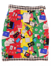 Load image into Gallery viewer, CHANEL Vintage Linen Mini Skirt