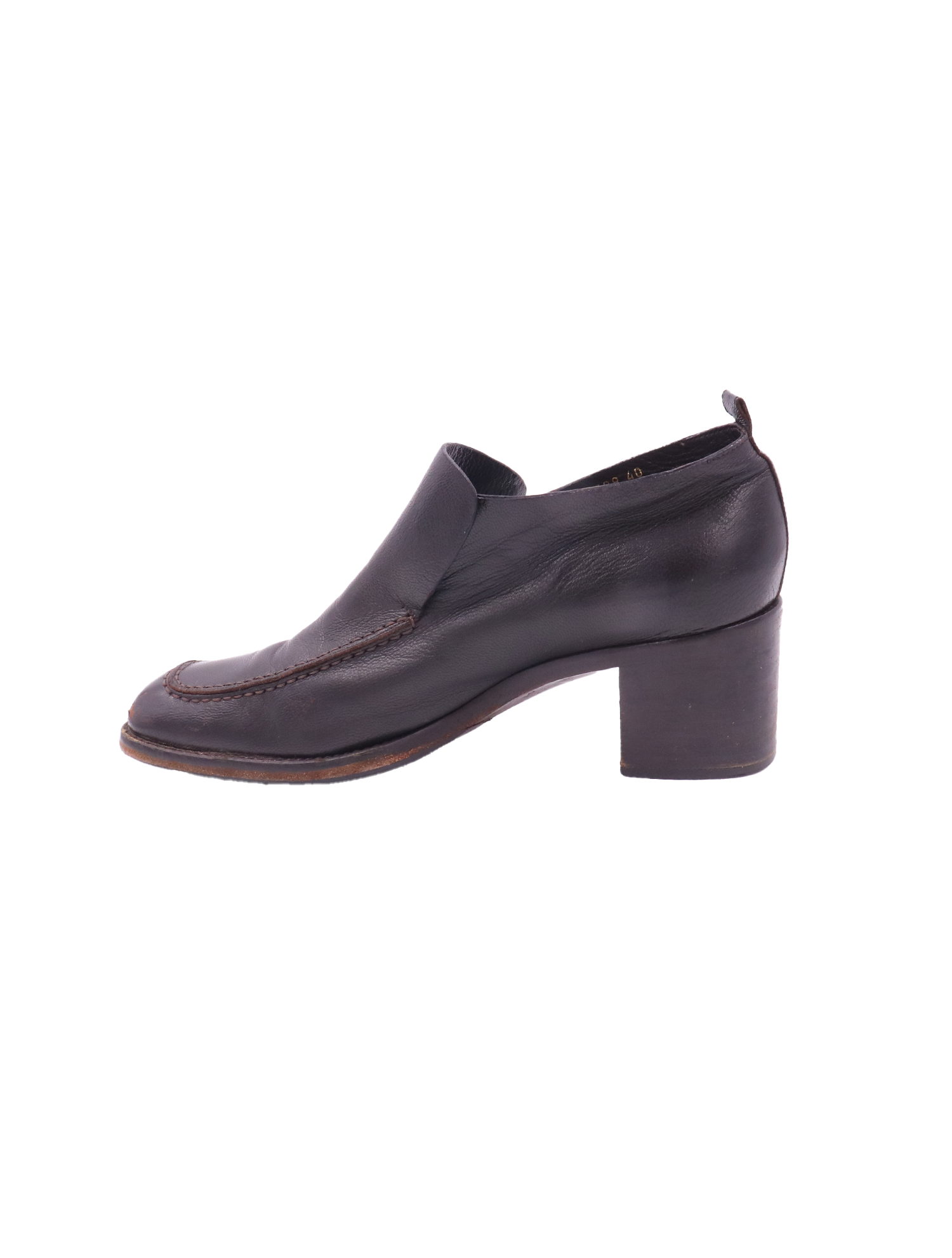 Costume National Leather Loafers Brown – Treasures From Angels display picture 2
