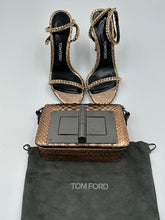 Load image into Gallery viewer, Tom Ford Natalia Bronze Metallic Python Handbag
