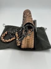 Load image into Gallery viewer, Tom Ford Natalia Bronze Metallic Python Handbag
