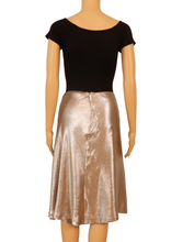 Load image into Gallery viewer, Jil Sander Pleated Metallic Skirt