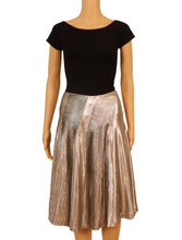 Load image into Gallery viewer, Jil Sander Pleated Metallic Skirt