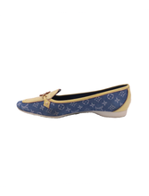 Load image into Gallery viewer, Louis Vuitton Denim Monogram LV Loafers
