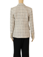 Load image into Gallery viewer, L'AGENCE Plaid Double Breasted Blazer