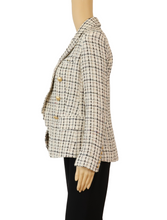 Load image into Gallery viewer, L'AGENCE Plaid Double Breasted Blazer