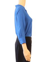 Load image into Gallery viewer, L'Agence Three-Quarter Sleeve Button-Up Top