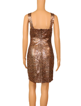 Load image into Gallery viewer, L'AGENCE Snake Print Sequins Dress