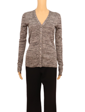 Load image into Gallery viewer, Louis Vuitton V-Neck Silk Cardigan