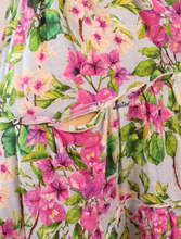 Load image into Gallery viewer, Luisa Positano Floral Linen Ruffled Dress