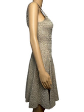 Load image into Gallery viewer, Alaïa Scoop Neck Mini Dress (Gold)