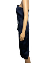 Load image into Gallery viewer, Roland Mouret One-Shoulder Mini Dress (Blue)