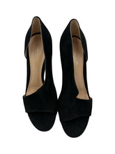 Load image into Gallery viewer, Gianvito Rossi Suede Cutout Pumps (Black)