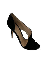Load image into Gallery viewer, Gianvito Rossi Suede Cutout Pumps (Black)