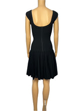 Load image into Gallery viewer, Alaïa Silk A-Line Dress (Black)