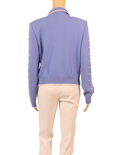 Load image into Gallery viewer, ST. JOHN EVENING Pom Knit Jacket