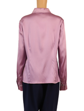 Load image into Gallery viewer, ST. JOHN Silk Long Sleeve Button Up Top