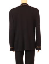 Load image into Gallery viewer, ST. JOHN Black Gold Jacket