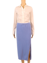 Load image into Gallery viewer, ST. JOHN EVENING Blue Knit Skirt