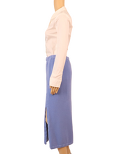 Load image into Gallery viewer, ST. JOHN EVENING Blue Knit Skirt