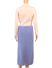 Load image into Gallery viewer, ST. JOHN EVENING Blue Knit Skirt