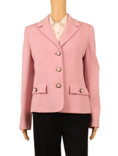 Load image into Gallery viewer, ST. JOHN Pink Knit Blazer