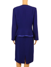 Load image into Gallery viewer, Vintage Reggio Blue Jacket & Skirt Set