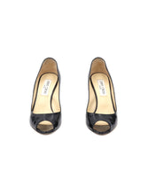 Load image into Gallery viewer, Jimmy Choo Patent Leather Peep-toe Pumps
