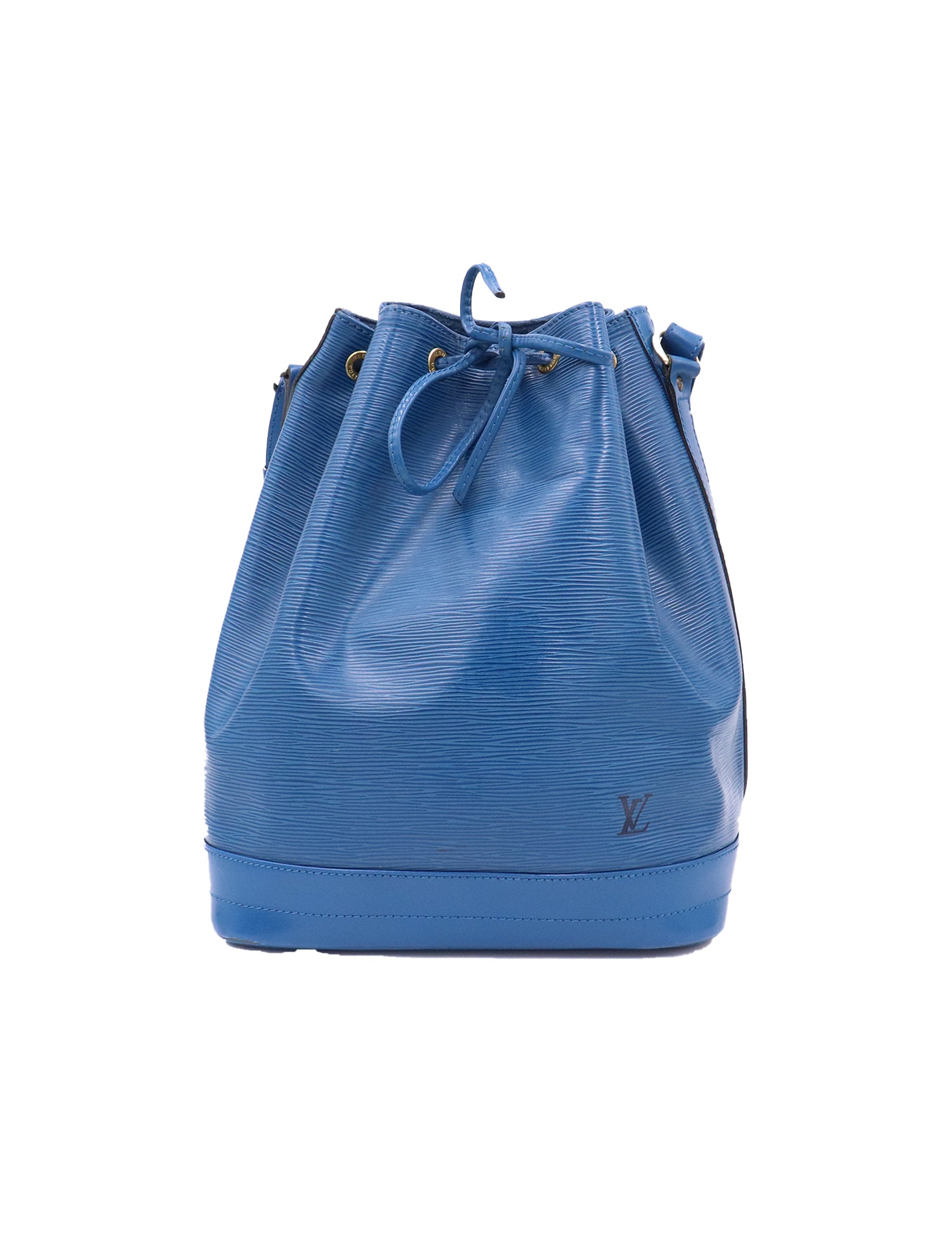 Louis Vuitton Toledo Blue Epi Leather NOE Drawstring Bag