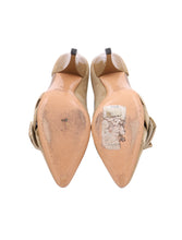 Load image into Gallery viewer, Gucci Suede Bow Accents D&#39;Orsay Pump
