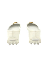 Load image into Gallery viewer, Louis Vuitton White Vernis Leather Oxford Ballet Flats
