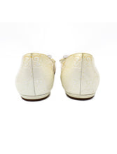 Load image into Gallery viewer, Gucci Patent Yellow Peep-Toe Flats