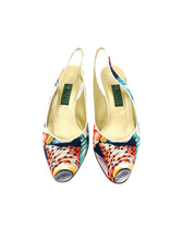 Load image into Gallery viewer, Gucci Multi-Color Slingback Pumps