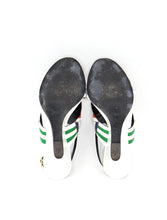Load image into Gallery viewer, Pierre Hardy Multicolor Striped Wedge Sandals