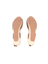 Load image into Gallery viewer, Miu Miu Rope Accent Wedge Sandals