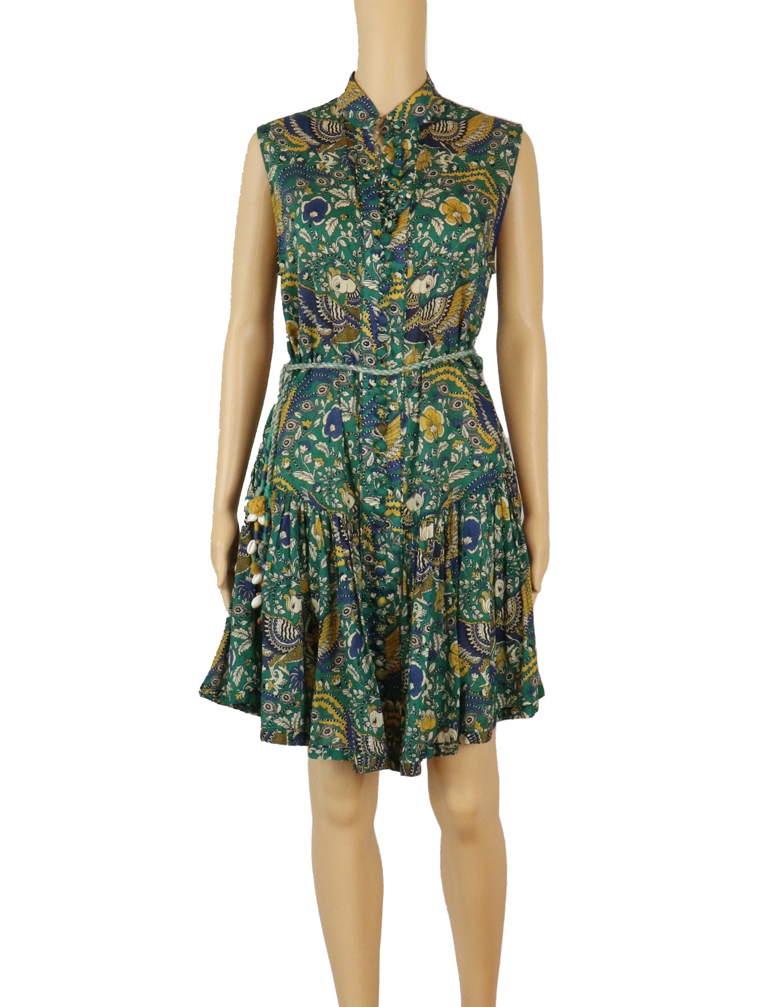 Zimmermann Edie Folk-Print Cotton Mini Dress – Treasures From Angels