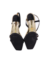 Load image into Gallery viewer, Vintage Gold Metallic Sandals
