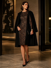 Load image into Gallery viewer, AKRIS Animal Print Lace Dress
