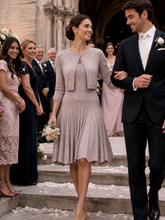 Load image into Gallery viewer, Alaïa A-Line Dress &amp; Cardigan
