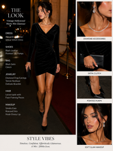 Load image into Gallery viewer, Alexandre Vauthier Velour Velvet Dress
