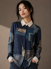 Load image into Gallery viewer, Altuzarra Silk Printed Button-Up Top
