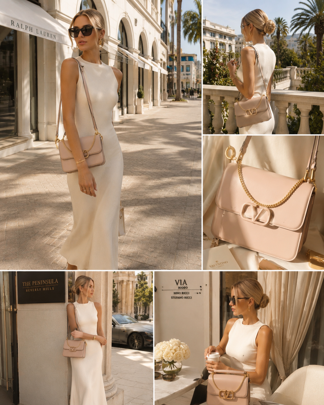 Angelina's Valentino Garavani Small VSLING Shoulder Bag