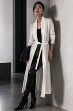 Load image into Gallery viewer, Angelina's Versace Belted Duster Cardigan
